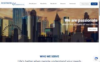 Rosenberg & Company, P.C. Certified Public Accountants website