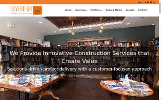 Sovereign Construction Development website