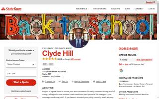 State Farm: Clyde Hill website