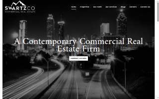 Swartz Co Commercial Real Estate website