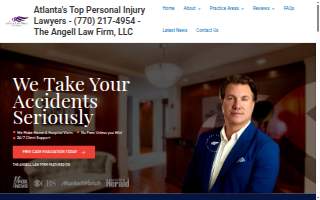 The Angell Law Firm, LLC of Atlanta website