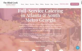 The Blind Cook Catering Company website