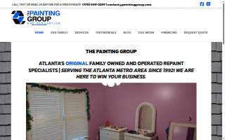 The Painting Group and Renovation website