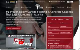 Titan Garage Flooring Solutions website