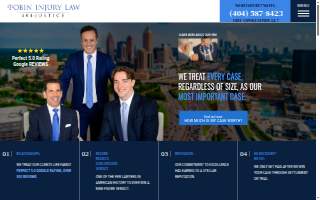 Tobin Injury Law - Personal Injury Lawyer Atlanta website