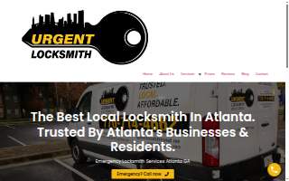 Urgent Locksmith Atlanta website