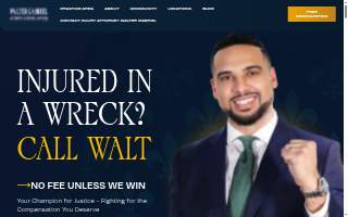 Walter Gabriel Accident & Injury Lawyers website