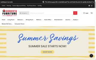 Augusta Furniture Outlet website