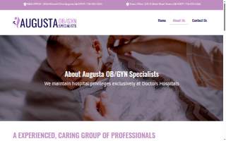 Augusta OB/GYN Specialists website