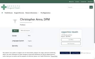 Christopher Anna, DPM website