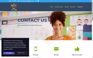 CM Moore In Home Tutoring Services website