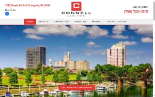 Connell Law Firm website
