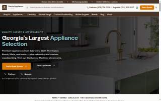 Dave's Appliance Warehouse website