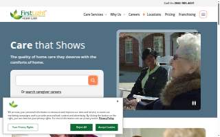 FirstLight Home Care of Augusta website