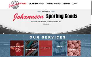 Johannsen's Sporting Goods of Augusta website