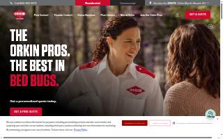 Orkin website