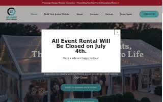 All Event Rentals of Atlanta website