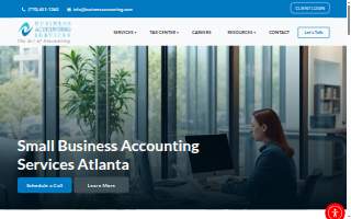 Business Accounting Services website