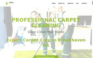 Carmelo Professional Cleaning website