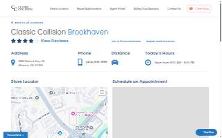 Classic Collision of Brookhaven website