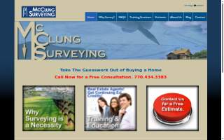 McClung Surveying of Brookhaven website