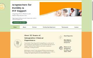 Natural Fertility Acupuncture website