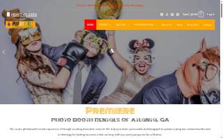 PopnPixels - Atlanta Photo Booth Rental website