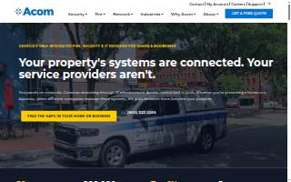 Acom Integrated Solutions website