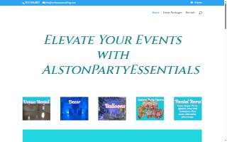 Alston Party Essentials website