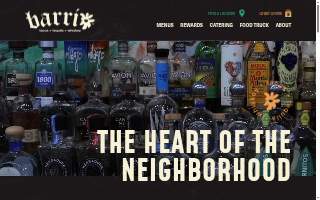 Barrio Tacos website