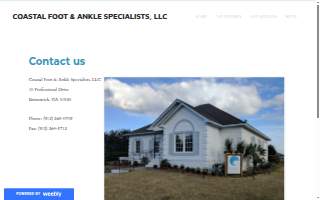 Coastal Foot & Ankle Specialists, LLC website