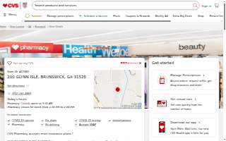 CVS Pharmacy website