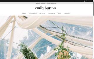 Emily Burton Designs - Luxury Wedding Planner and Event Designer website