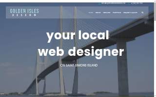 Golden Isles Design website