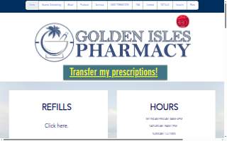 Golden Isles Pharmacy website