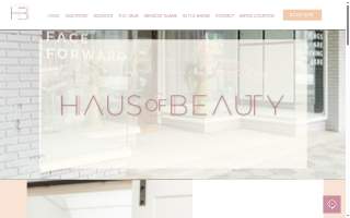 Haus of Beauty website