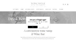 Newcastle Wine Merchant website