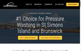 Tarpon Power Wash website