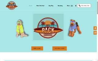 The Pack Canine Studio of Brunswick website