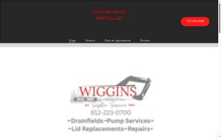 Wiggins Septic Service of Brunswick website