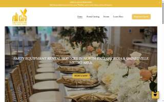 All City Party Rentals of Buford website