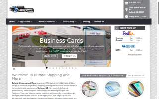 Buford Shipping and More website