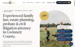 Cheeley Legal website