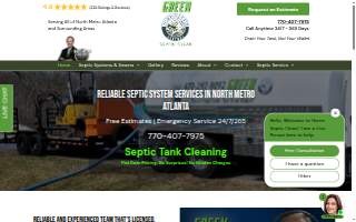 Green Septic Clean website