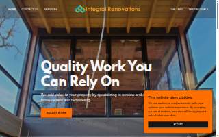 Integral Renovations website