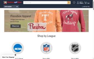 OneStopFanShop website