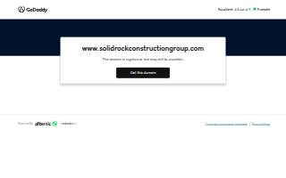 Solid Rock Construction Group, LLC website