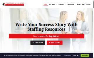 Staffing Resources of Buford website
