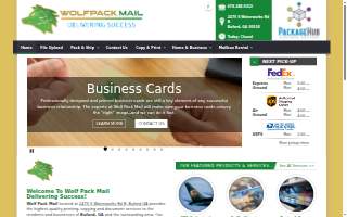 Wolf Pack Mail website