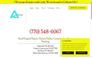 Answrtek Services website